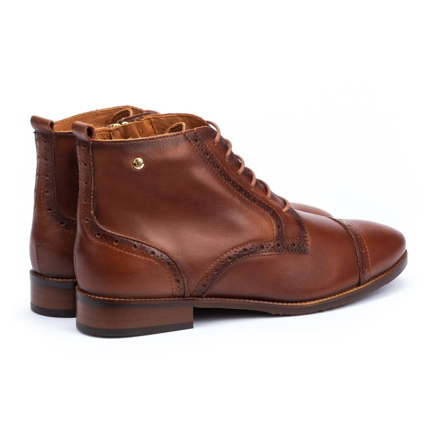 Women's Pikolinos ROYAL Ankle Boots Brown | NZ C531802